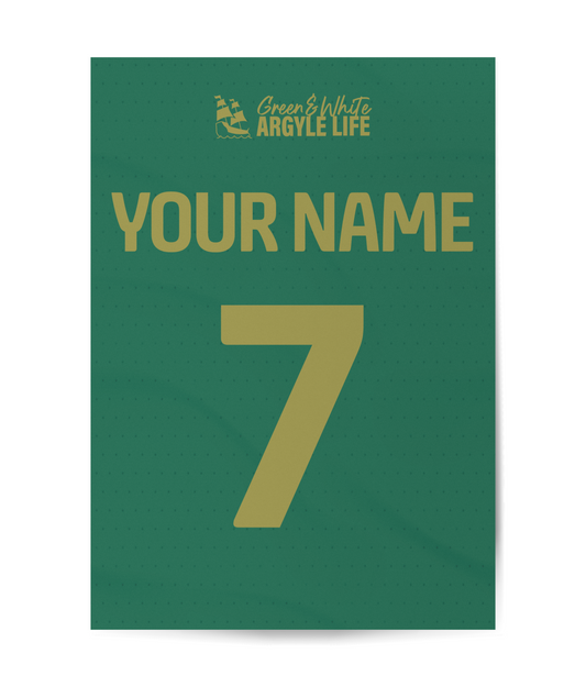 Plymouth Argyle Custom Kit Home 23/24 - Print