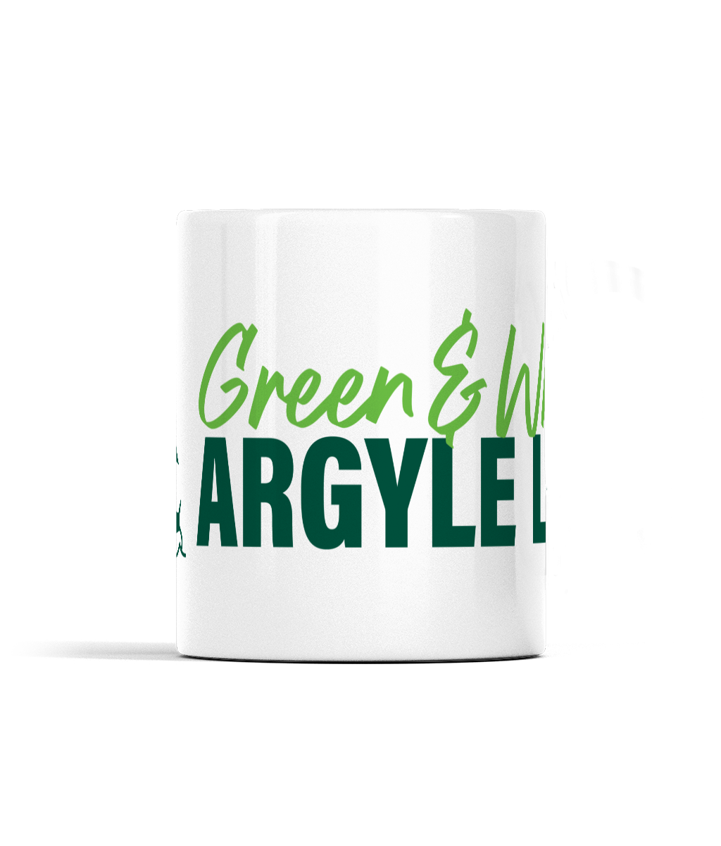 Green & White - Mug