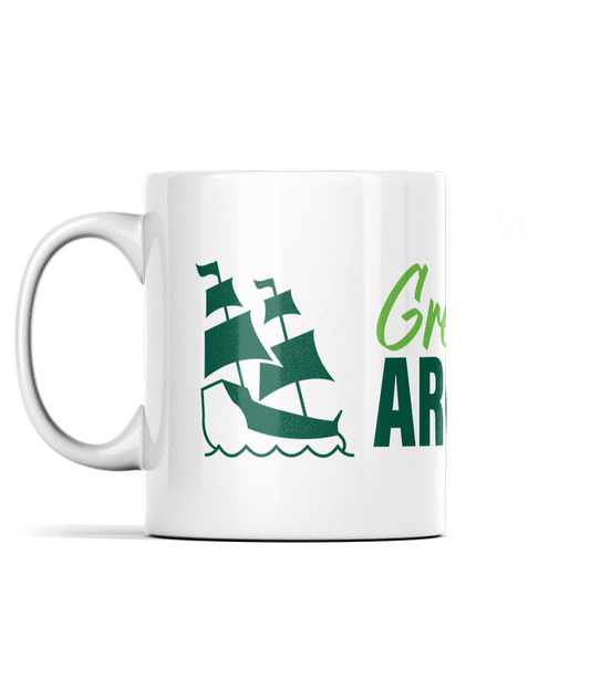 Green & White - Mug